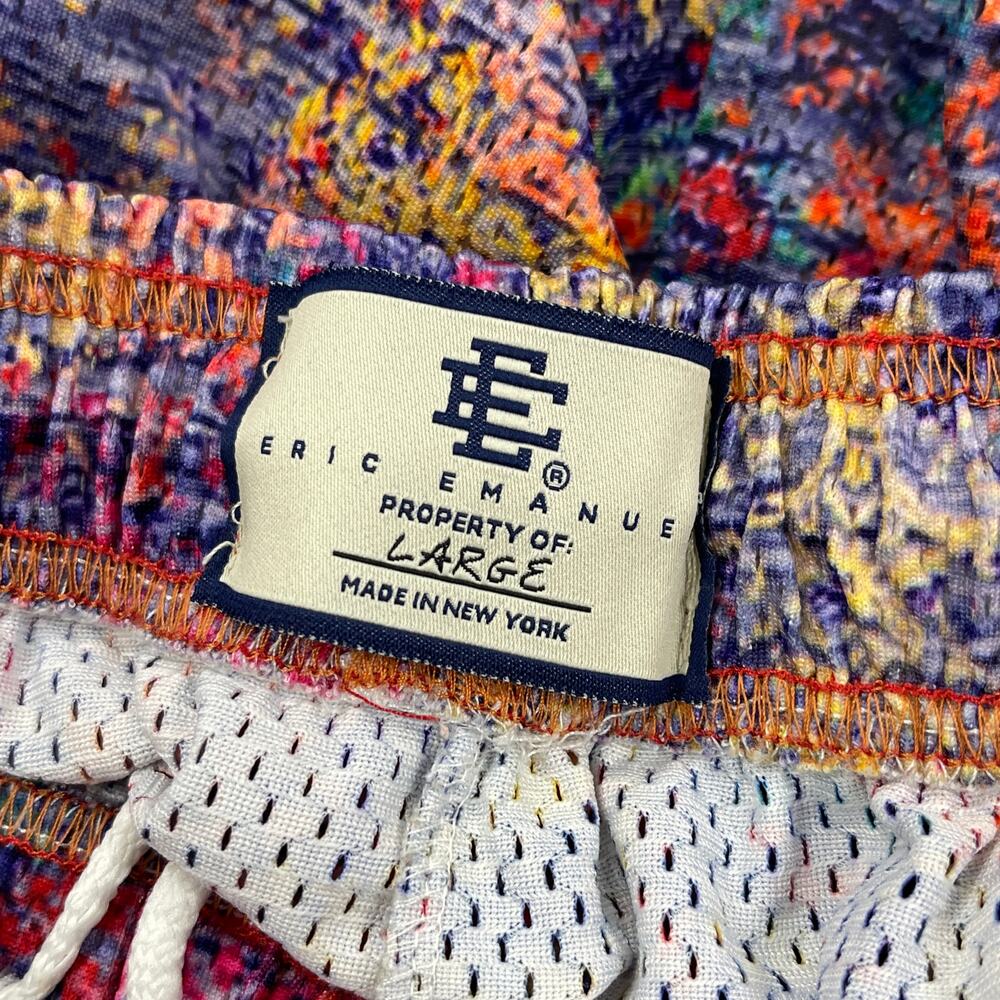 Eric Emanuel Ee Rug Pattern Basic Shorts Size Lar… - image 4
